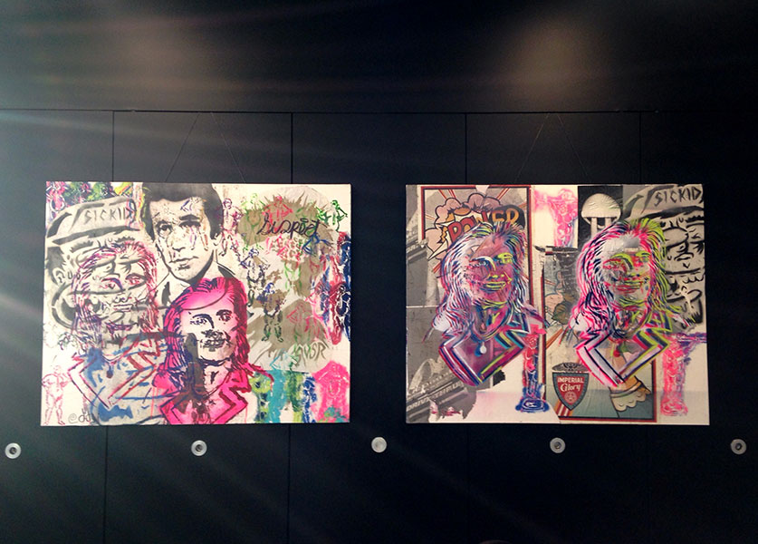 The work of Eddy Streets. Photo by Sara Laurence.