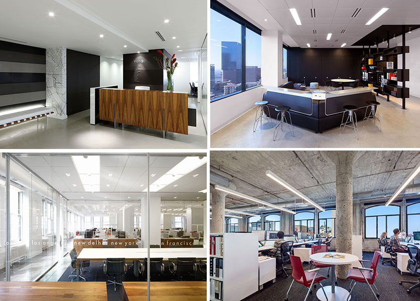 IA offices clockwise from top left: Washington, DC; Los Angeles; San Francisco; and New York.