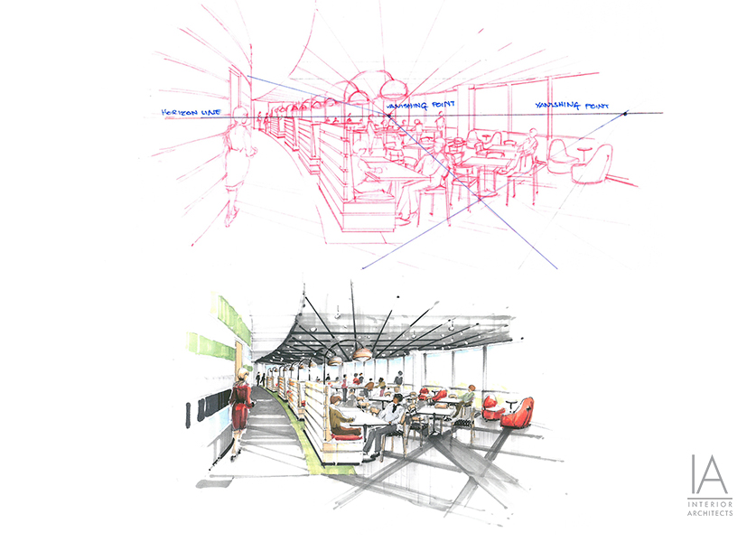 Image © IA Interior Architects. Sketch by Chris Larson.