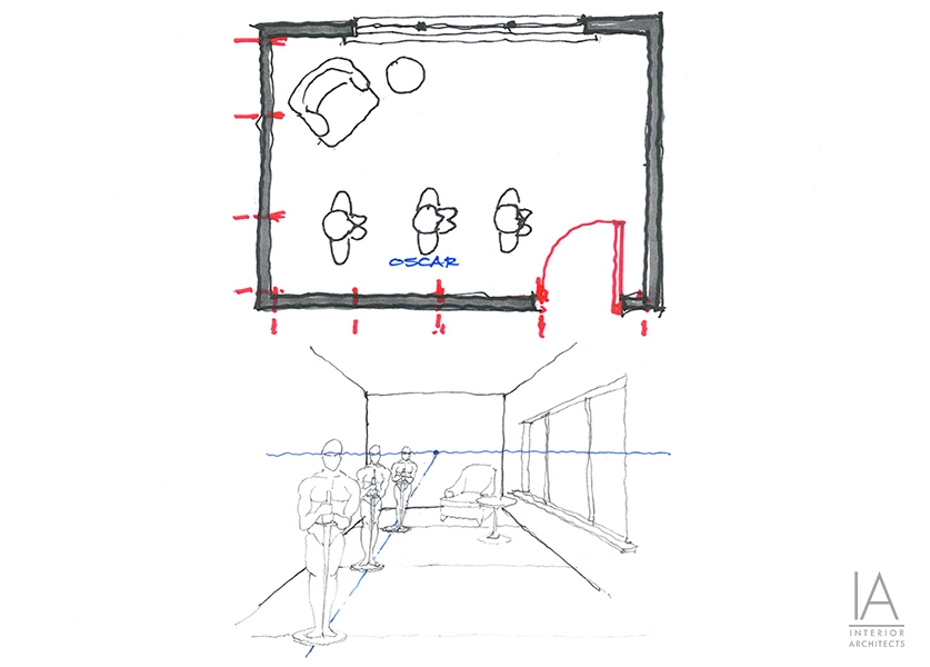 Image © IA Interior Architects. Sketch by Chris Larson.