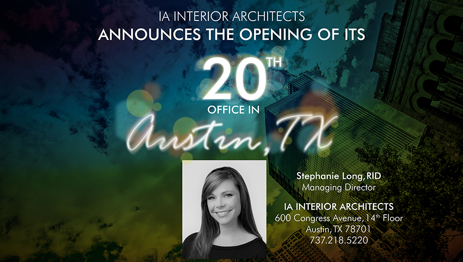Ia Interior Architects Announces The Opening Of Its Newest