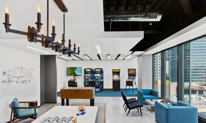 Game Room/Leisure Area in the Headquarters of our Confidential Client in San Francisco
