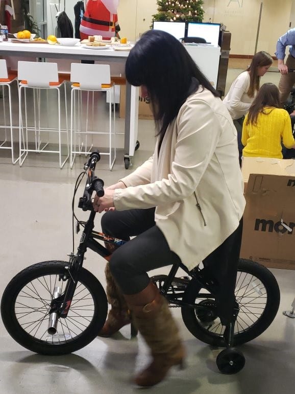 Bicycle assembly event in Portland