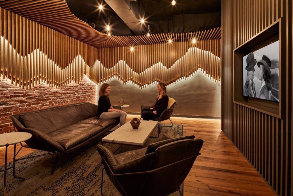 The Red Hat Den - an escape for employees.