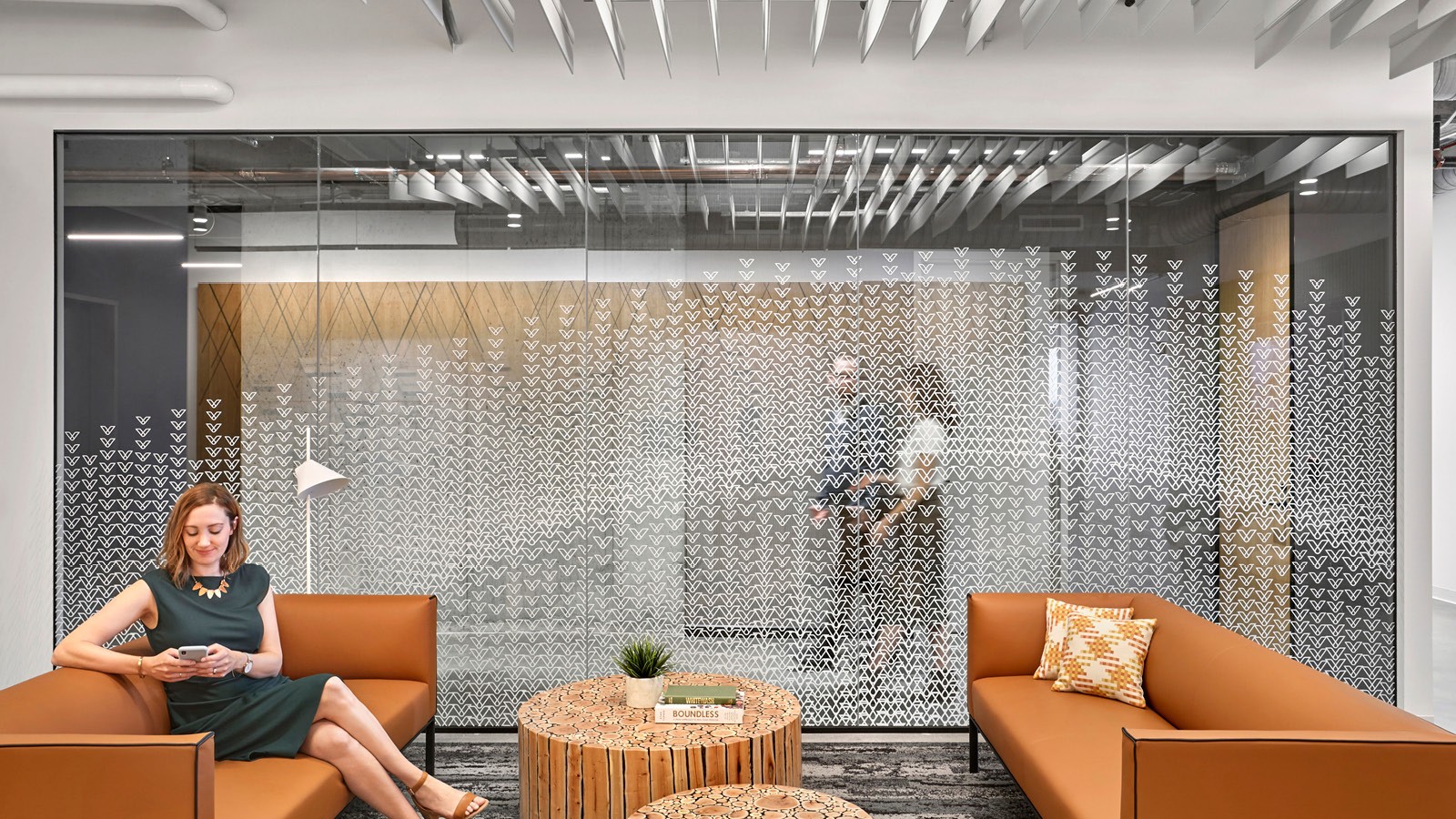 Waiting area at the S2G Ventures offices in Chicago