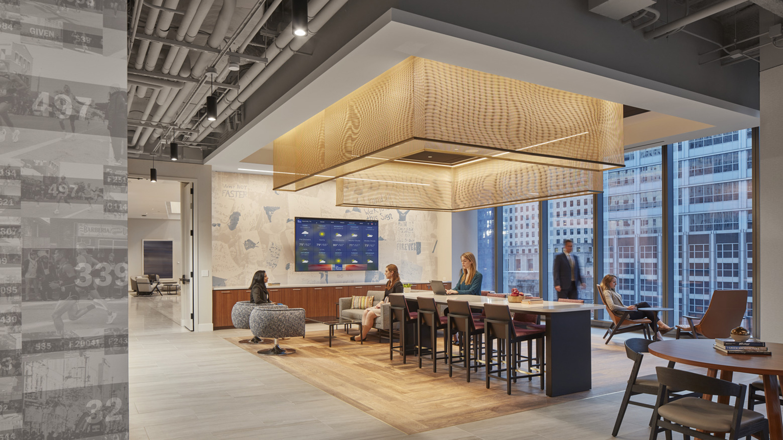 Informal scrum meeting space