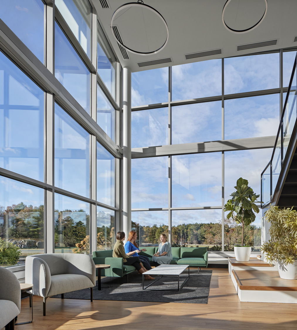 iRobot Bedford Mass First floor casual meeting space