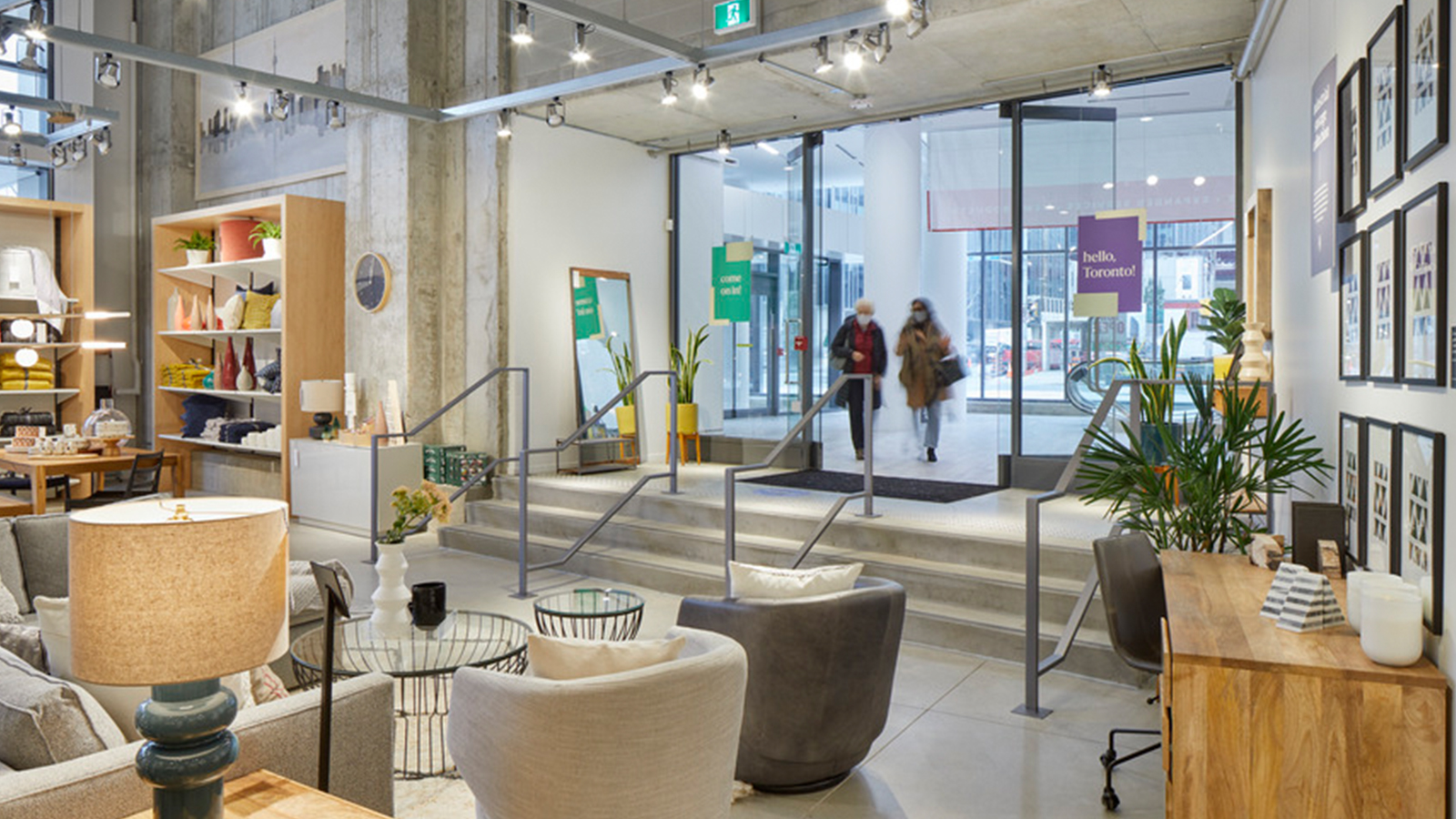 The West Elm store in Toronto