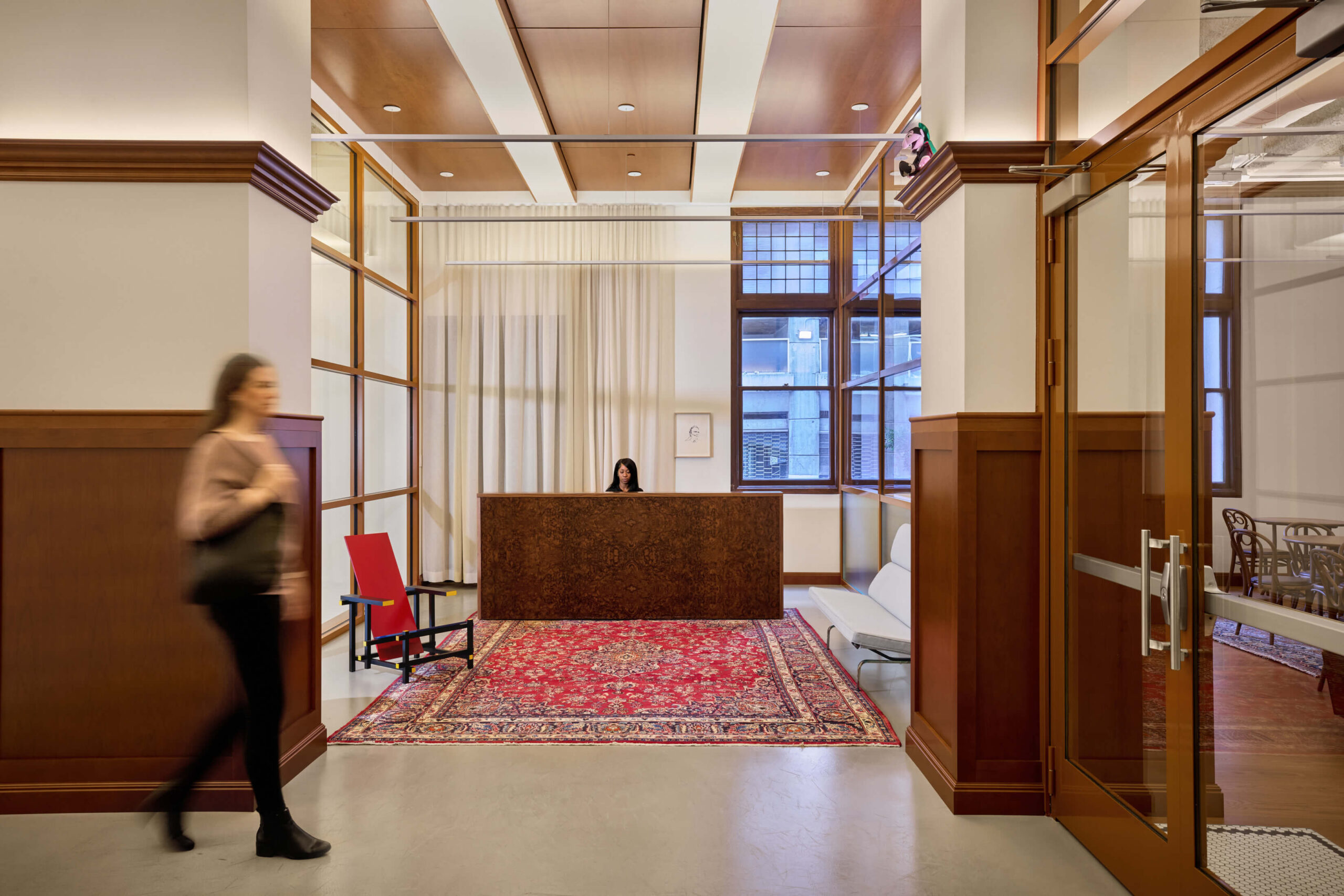 Confidential technology client millwork detail, San Francisco