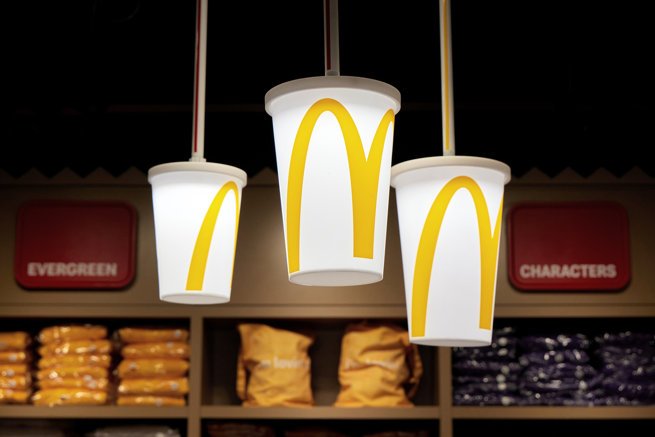 McDonalds Fan Store_Chicago_Cup Lights
