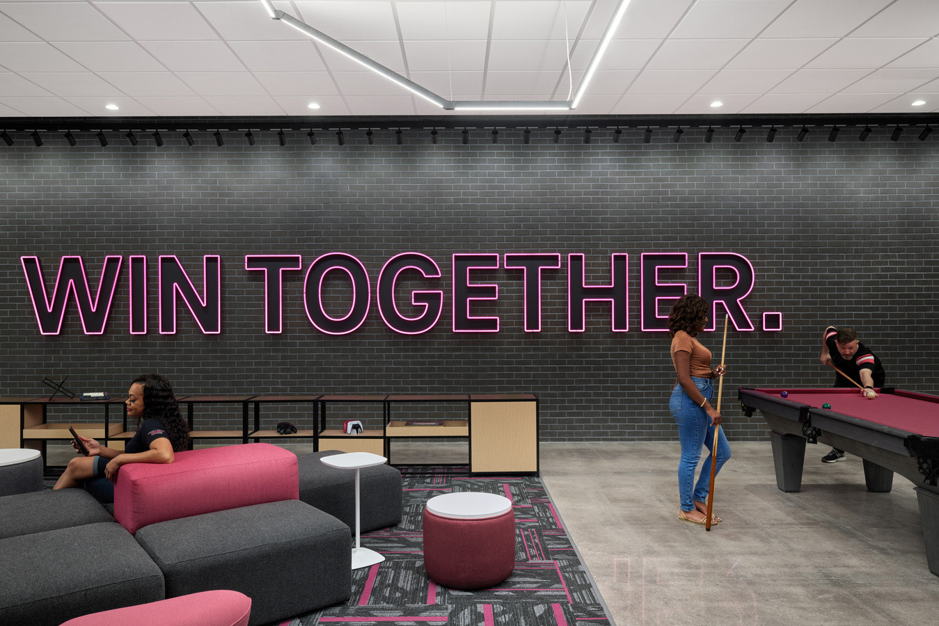 Teleccomunications Company Call Center Game Room