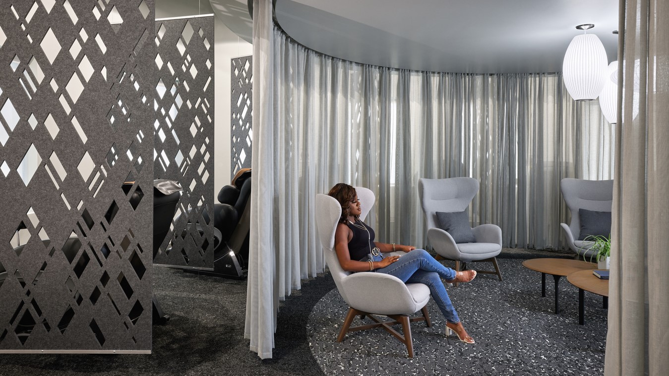 Teleccomunications Company Call Center Massage Alcove
