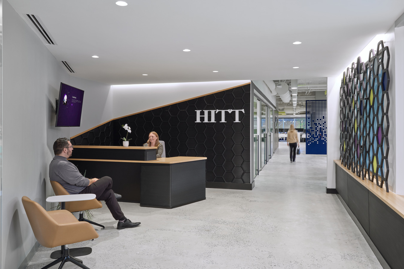 HITT Contracting_Office Expansion_Raleigh_Reception